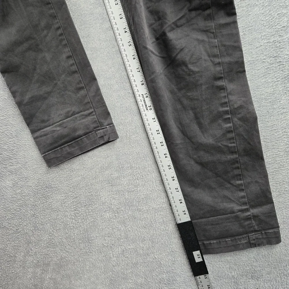 Banana Republic Men Pants 32X34 Gray‎ Chino Skinny Button Slim 33